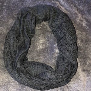 Black knit scarf